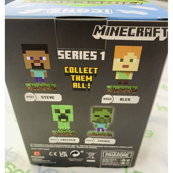 MINECRAFT ZOMBIE LIGHT MINI 5'' NEW COLLECTIBLES 8+ - Picture 6 of 6
